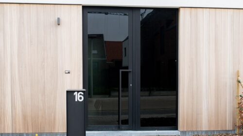 Glas in de massa gekleurd solitherm